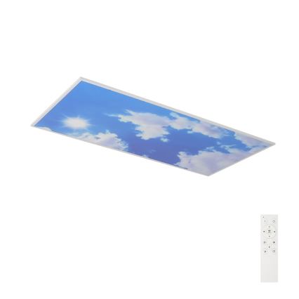 Brilagi - plafonieră LED dimabilă SLIMFRAME SKY LED/80W/230V 120x60 cm 3000-6000K argintiu/albastru + telecomandă