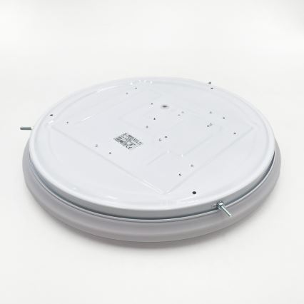 Brilagi - Plafonieră LED dimabilă MANAROLA SMART, 24W, 230V, 3000-6000K, Wi-Fi Tuya Beacon, Ø 41 cm, stejar + telecomandă