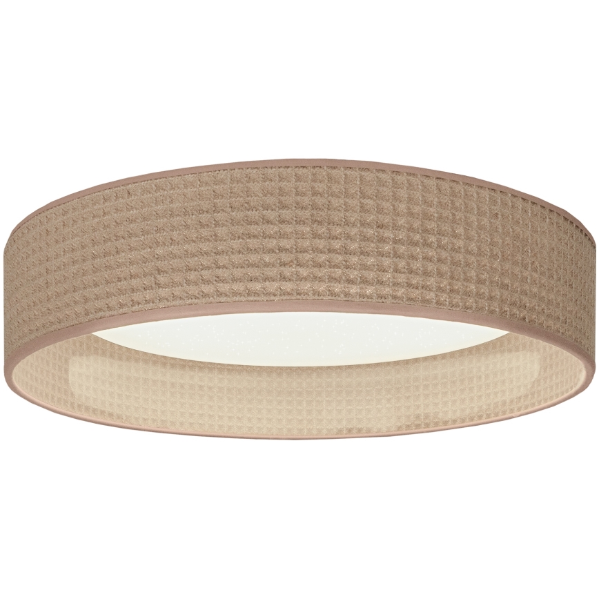 Brilagi - Lampă de tavan LED dimabilă VELVET SMARTIX STARS LED/24W/230V 3000-6000K Ø 45 cm bej Wi-Fi Tuya Beacon + telecomandă