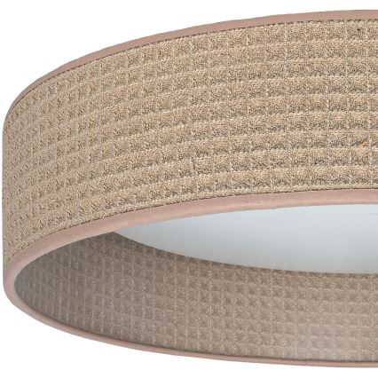 Brilagi - Lampă de tavan LED dimabilă VELVET SMARTIX STARS LED/24W/230V 3000-6000K Ø 45 cm bej Wi-Fi Tuya Beacon + telecomandă