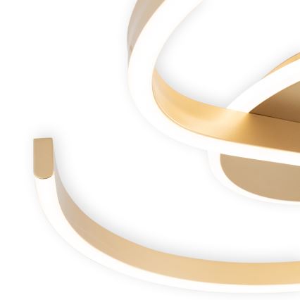 Brilagi - Lampă de tavan LED dimabilă SPIRAL, 56W, 230V, Ø 50 cm, 3000/4000/6000K, cu telecomandă