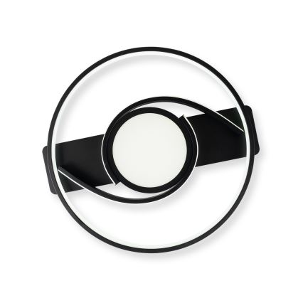Brilagi - Plafonieră LED dimmabilă TWIRL LED/38W/230V 3000-6000K negru + telecomandă