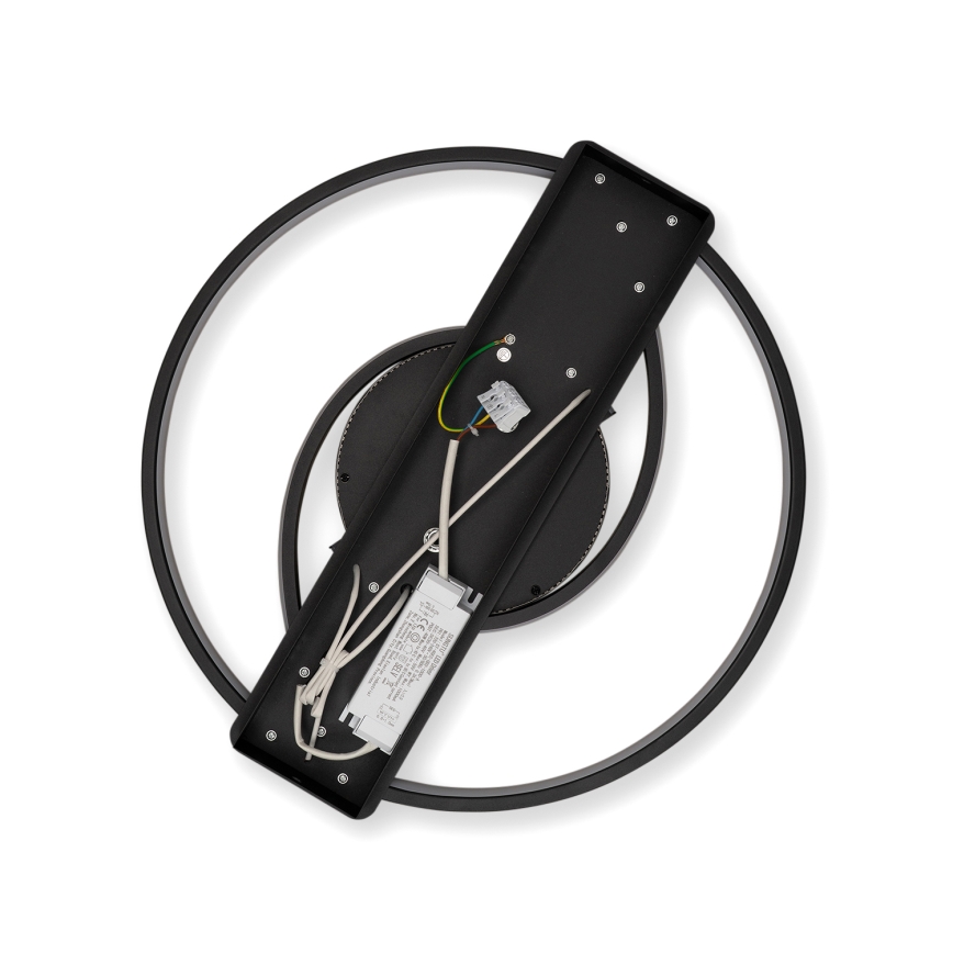 Brilagi - Plafonieră LED dimmabilă TWIRL LED/38W/230V 3000-6000K negru + telecomandă