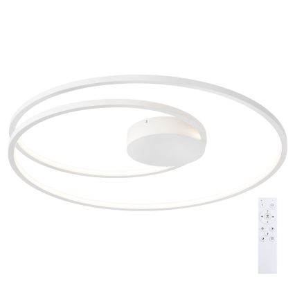 Brilagi - Plafonieră LED dimabilă TWISTER, 105W, 230V, 3000-6000K, Ø 100 cm, albă, cu telecomandă
