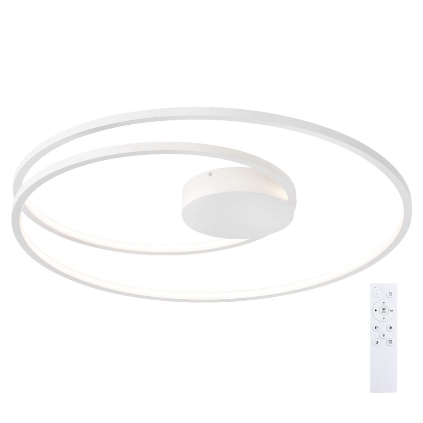 Brilagi - Plafonieră LED dimabilă TWISTER, 105W, 230V, 3000-6000K, Ø 100 cm, albă, cu telecomandă