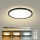 Brilagi - Plafonieră LED dimabilă ULTRA SLIM, 18W, 230V, 2700–6500K, Ø 30 cm, negru, cu telecomandă