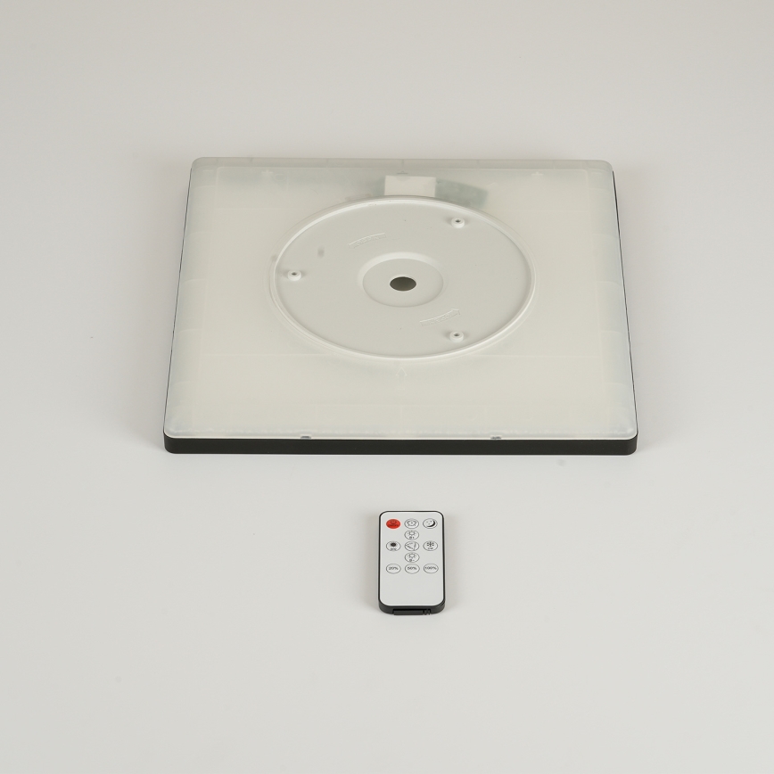 Brilagi - Plafonieră LED dimabilă ULTRA SLIM LED/18W/230V 2700-6500K 30x30 cm neagră + telecomandă