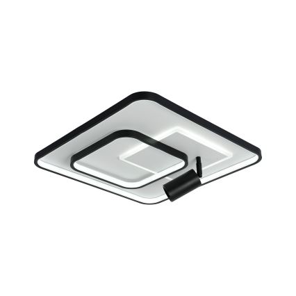 Brilagi - Plafonieră LED reglabilă UNITY LED/75W/230V + 1xGU10/3W 3000-6000K 50x50 cm alb/negru + telecomandă
