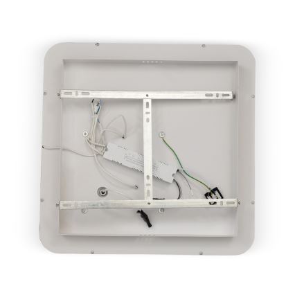 Brilagi - Plafonieră LED reglabilă UNITY LED/75W/230V + 1xGU10/3W 3000-6000K 50x50 cm alb/negru + telecomandă