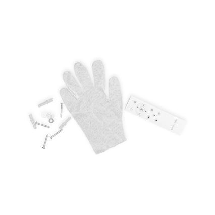 Brilagi - Plafonieră LED reglabilă UNITY LED/75W/230V + 1xGU10/3W 3000-6000K 50x50 cm alb/negru + telecomandă