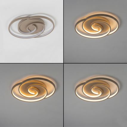 BRILAGI - plafonieră LED reglabilă VELO LED/70W/230V 3000-6500K 38x47,8 cm bej + telecomandă