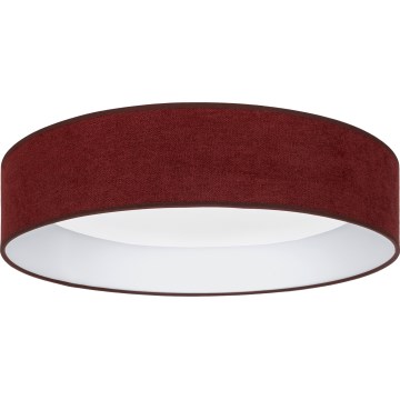 Brilagi - Plafonieră LED dimabilă VELVET SMART VARI LED/24W/230V 3000-6500K Ø 45 cm vișinie + telecomandă