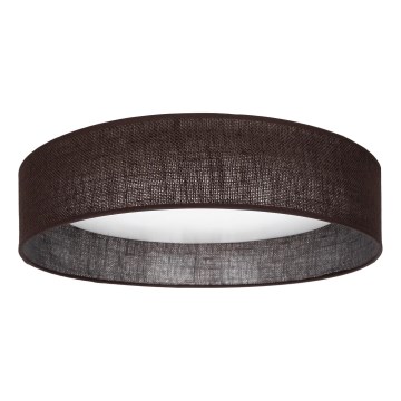 Brilagi - Plafonieră LED dimabilă VELVET SMARTIX LED/24W/230V 3000-6000K, diam. 45 cm, maro, Wi-Fi Tuya Beacon + telecomandă