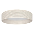 Brilagi - Plafonieră LED dimabilă VELVET SMARTIX LED/36W/230V 3000–6000K Ø 55 cm crem Wi‑Fi Tuya Beacon + telecomandă