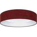 Brilagi - Plafonieră LED dimabilă VELVET SMARTIX STARS LED/36W/230V 3000-6000K diam. 55 cm vișinie Wi-Fi Tuya Beacon + telecomandă