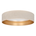 Brilagi - Plafonieră LED dimabilă VELVET SMARTIX STARS LED/36W/230V 3000-6000K Ø 55 cm crem/auriu Wi-Fi Tuya Beacon + telecomandă