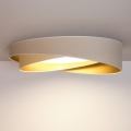 BRILAGI - Plafonieră LED dimabilă VELVET TWIST LED/36W/230V 3000-6000K Ø 65 cm Wi-Fi Tuya Beacon alb/auriu + telecomandă