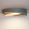 BRILAGI - Plafonieră LED dimabilă VELVET TWIST LED/36W/230V 3000-6000K Ø 65 cm Wi-Fi Tuya Beacon verde/bej + telecomandă