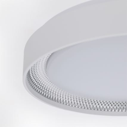 Brilagi - Plafonieră LED dimabilă WALDO LED/48W/230V 3000-6500K Ø 40 cm alb/argintiu + telecomandă