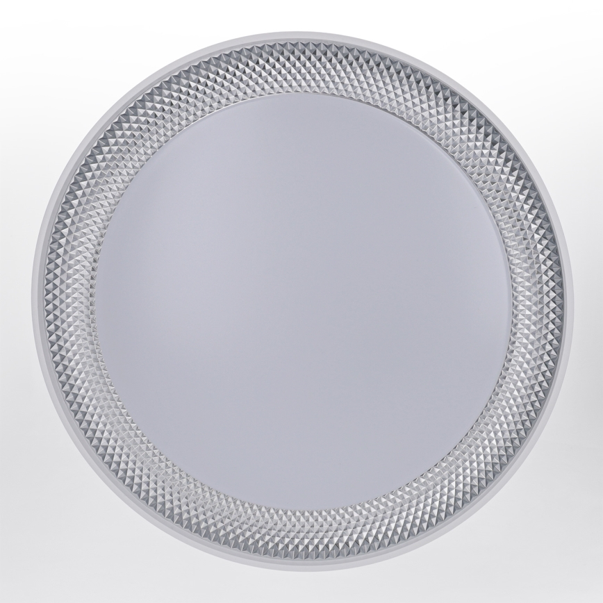 Brilagi - Plafonieră LED dimabilă WALDO LED/48W/230V 3000-6500K Ø 40 cm alb/argintiu + telecomandă