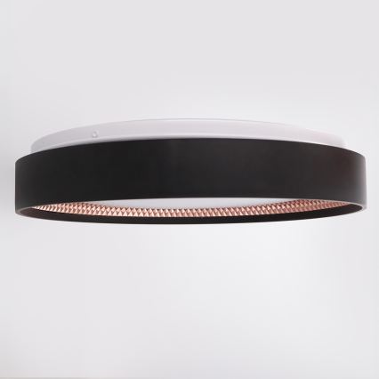 Brilagi - Plafonieră LED dimabilă WALDO LED/48W/230V 3000-6500K Ø 40 cm negru/auriu + telecomandă