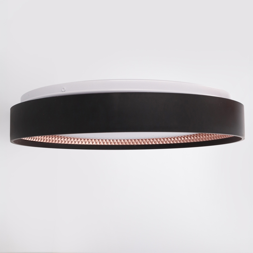 Brilagi - Plafonieră LED dimabilă WALDO LED/48W/230V 3000-6500K Ø 40 cm negru/auriu + telecomandă
