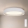 Brilagi - Plafonieră LED dimabilă WALDO LED/48W/230V 3000-6500K Ø 40 cm alb/argintiu + telecomandă