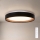 Brilagi - Plafonieră LED dimabilă WALDO LED/48W/230V 3000-6500K Ø 40 cm negru/auriu + telecomandă