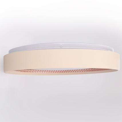 Brilagi - Plafonieră LED WALDO reglabilă, 48 W, 230 V, 3000–6500 K, Ø 40 cm, bej/auriu + telecomandă