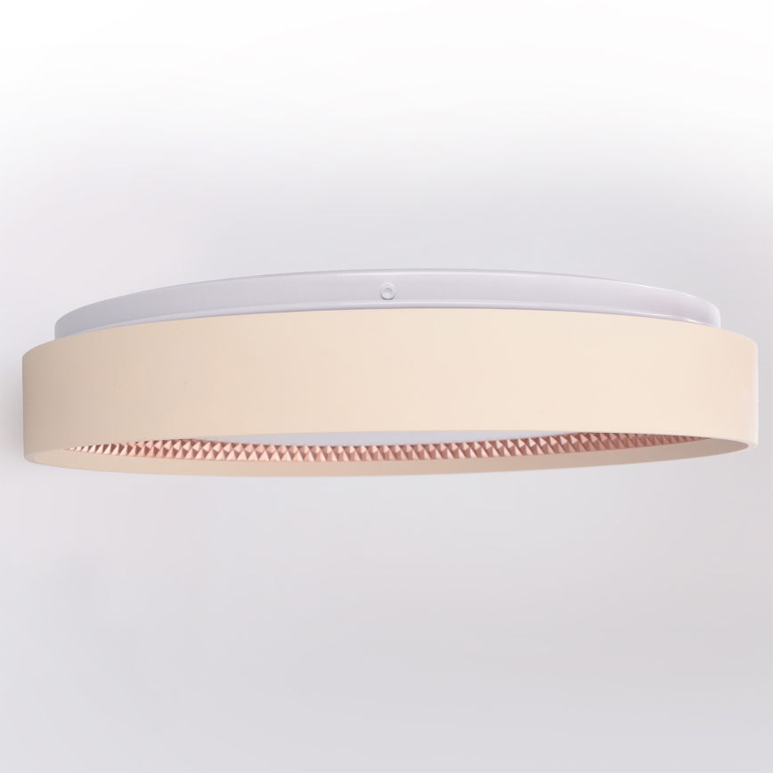 Brilagi - Plafonieră LED WALDO reglabilă, 48 W, 230 V, 3000–6500 K, Ø 40 cm, bej/auriu + telecomandă