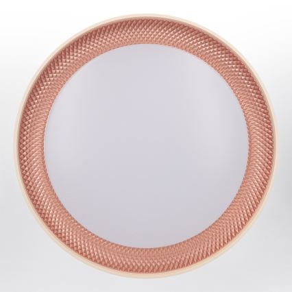 Brilagi - Plafonieră LED WALDO reglabilă, 48 W, 230 V, 3000–6500 K, Ø 40 cm, bej/auriu + telecomandă