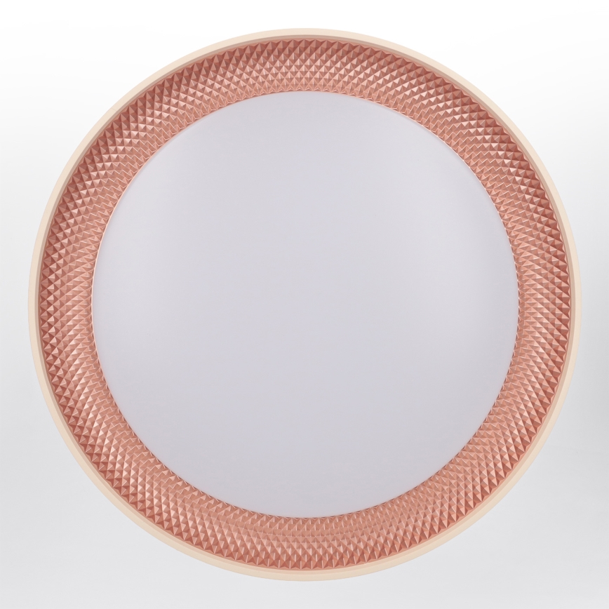 Brilagi - Plafonieră LED WALDO reglabilă, 48 W, 230 V, 3000–6500 K, Ø 40 cm, bej/auriu + telecomandă