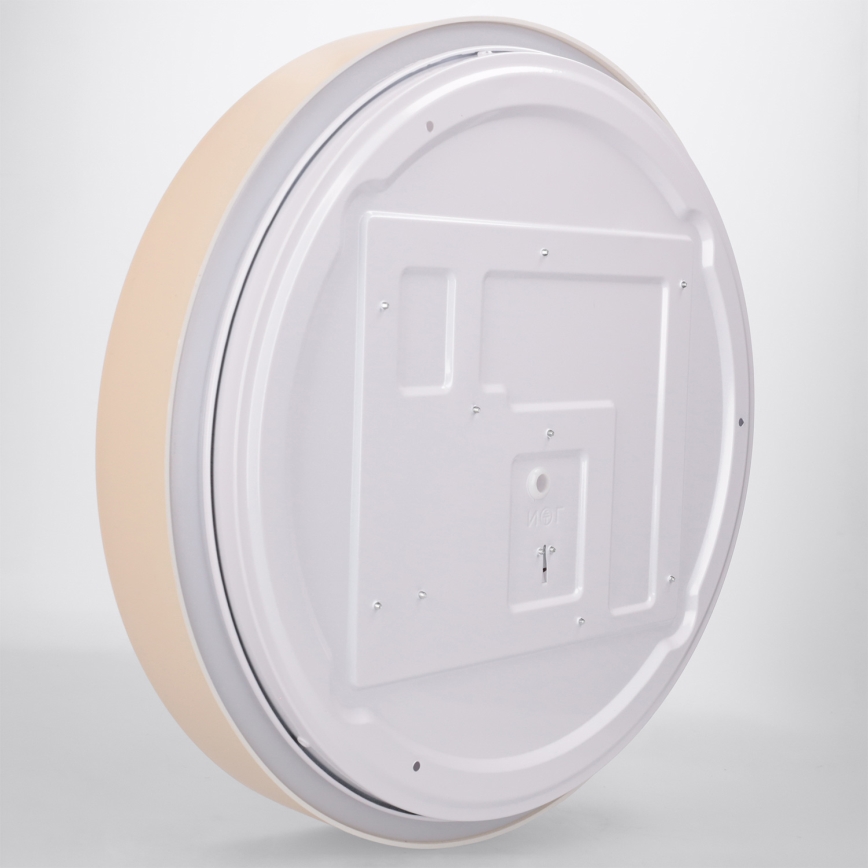 Brilagi - Plafonieră LED WALDO reglabilă, 48 W, 230 V, 3000–6500 K, Ø 40 cm, bej/auriu + telecomandă