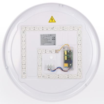 Brilagi - Plafonieră LED WALDO reglabilă, 48 W, 230 V, 3000–6500 K, Ø 40 cm, bej/auriu + telecomandă