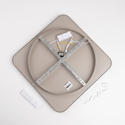 BRILAGI - Plafonieră LED dimabilă FALCON SLIM LED/50W/230V 3000-6500K 50x50 cm bej + telecomandă