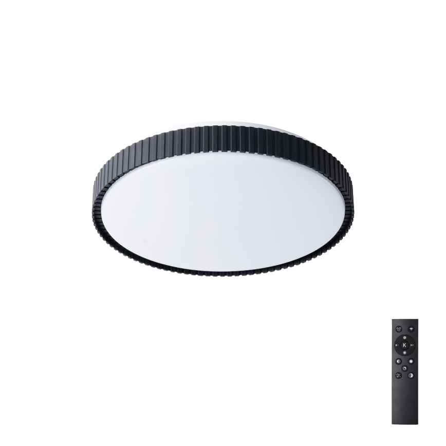 Brilagi - Plafonieră LED dimabilă CORVO LED/72W/230V 3000-6000K neagră Ø 50 cm + telecomandă