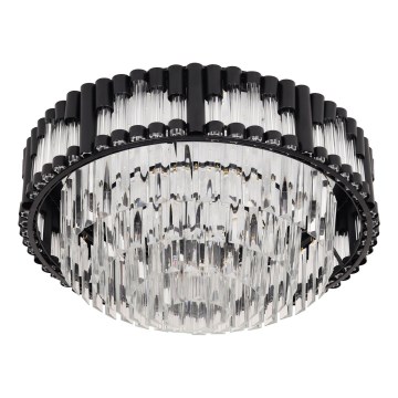 Brilagi - Plafonieră LED dimerizabilă CROWN LED/41W/230V 3000-6000K Ø 48 cm neagră + telecomandă