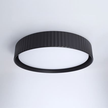 Brilagi - Plafonieră LED dimabilă LUCIA, 48 W, 230 V, 3000–6500 K, Ø 41 cm, negru, cu telecomandă