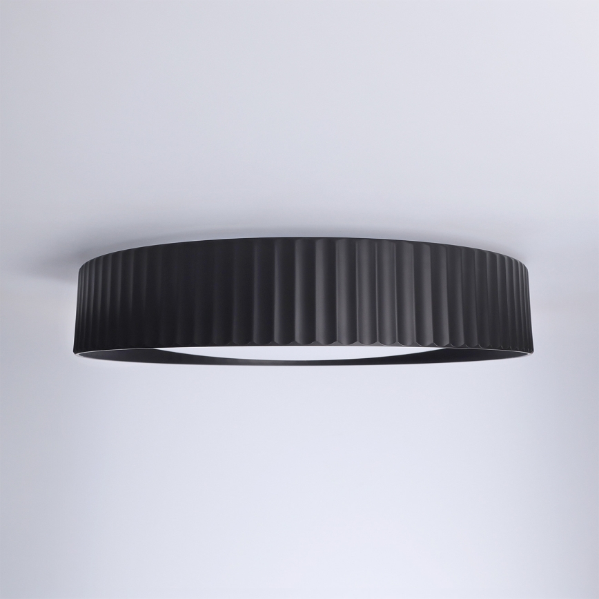 Brilagi - Plafonieră LED dimabilă LUCIA, 48 W, 230 V, 3000–6500 K, Ø 41 cm, negru, cu telecomandă