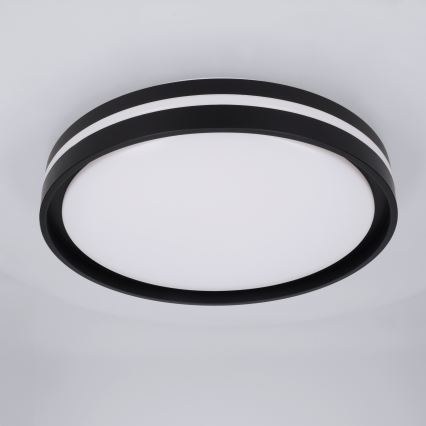 Brilagi - Plafonieră LED reglabilă în intensitate NAOMI LED/48W/230V 3000-6500K Ø 39 cm neagră + telecomandă