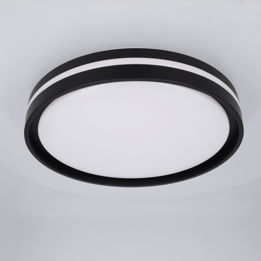 Brilagi - Plafonieră LED reglabilă în intensitate NAOMI LED/48W/230V 3000-6500K Ø 39 cm neagră + telecomandă