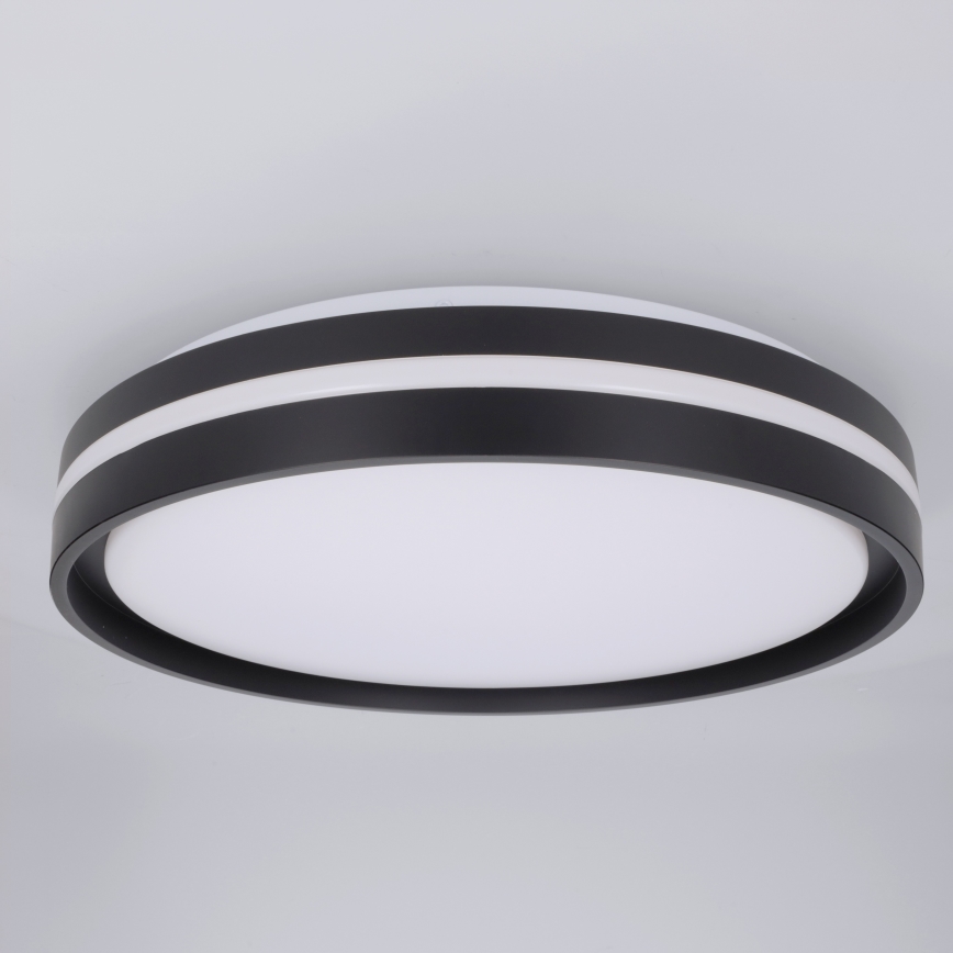 Brilagi - Plafonieră LED reglabilă în intensitate NAOMI LED/48W/230V 3000-6500K Ø 39 cm neagră + telecomandă