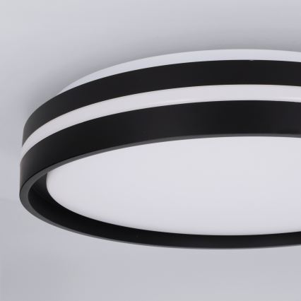 Brilagi - Plafonieră LED reglabilă în intensitate NAOMI LED/48W/230V 3000-6500K Ø 39 cm neagră + telecomandă