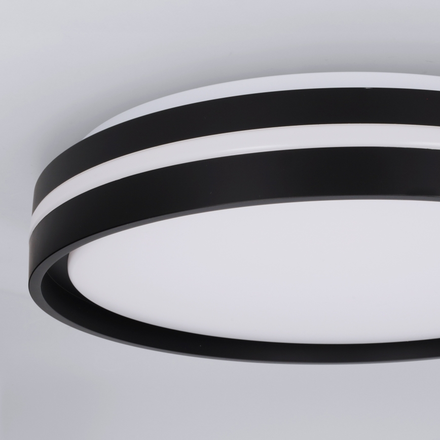 Brilagi - Plafonieră LED reglabilă în intensitate NAOMI LED/48W/230V 3000-6500K Ø 39 cm neagră + telecomandă