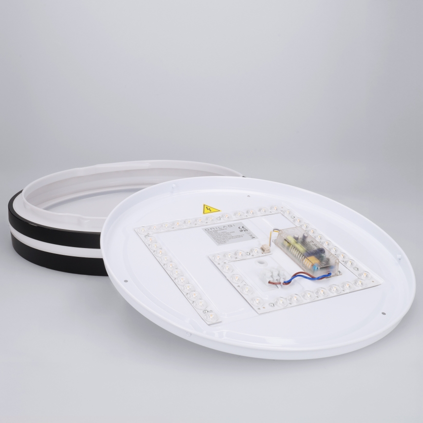 Brilagi - Plafonieră LED reglabilă în intensitate NAOMI LED/48W/230V 3000-6500K Ø 39 cm neagră + telecomandă