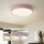 Brilagi - Plafonieră LED dimerizabilă POOL, 48 W, 230 V, 3000–6000 K, Ø 40 cm, roz, cu telecomandă