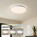 Brilagi - Plafonieră LED dimerizabilă RIVO LED/72W/230V 3000-6000K, albă, diam. 50 cm + telecomandă