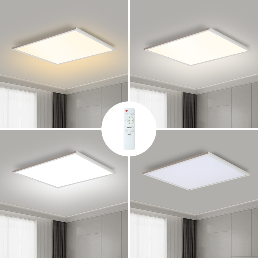 Brilagi - Plafonieră LED dimmabilă SLIMFRAME LED/58W/230V 60x60 cm 3000-6000K alb + telecomandă