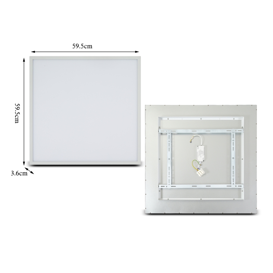Brilagi - Plafonieră LED dimmabilă SLIMFRAME LED/58W/230V 60x60 cm 3000-6000K alb + telecomandă