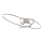 Brilagi - Plafonieră LED dimmabilă APOLLO LED/58W/230V 3000-6500K 43,2x101,2 cm crom mat + telecomandă